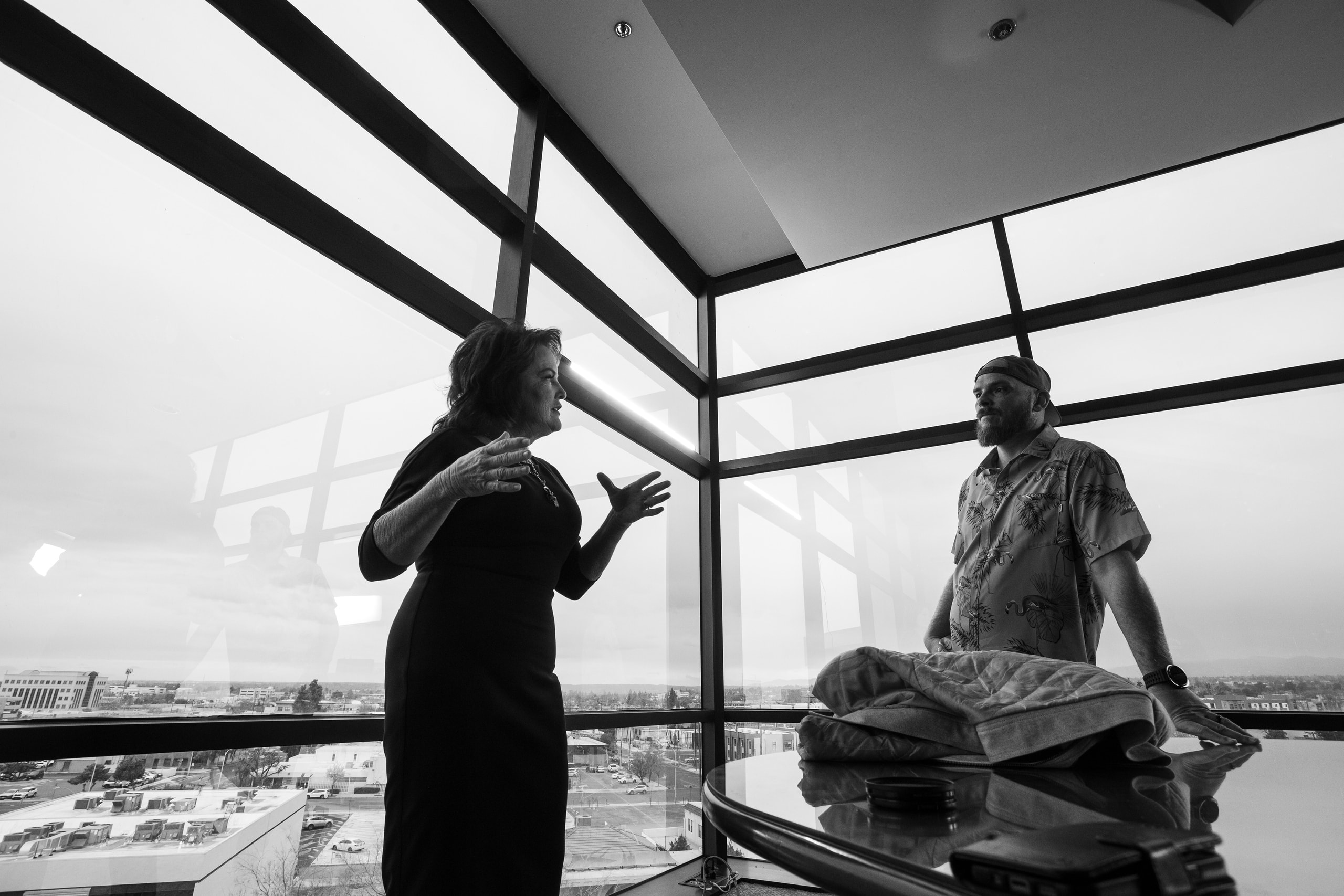 BTS — office conversation, Kern Oil