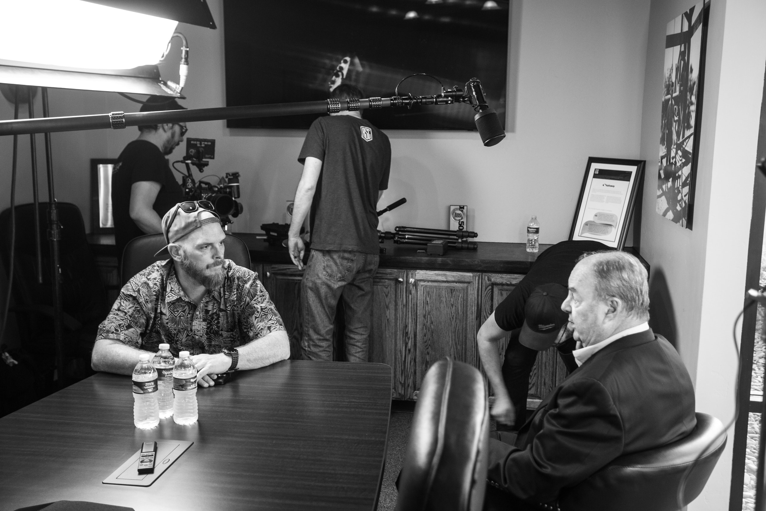 Interview in progress — Kern Oil Documentary